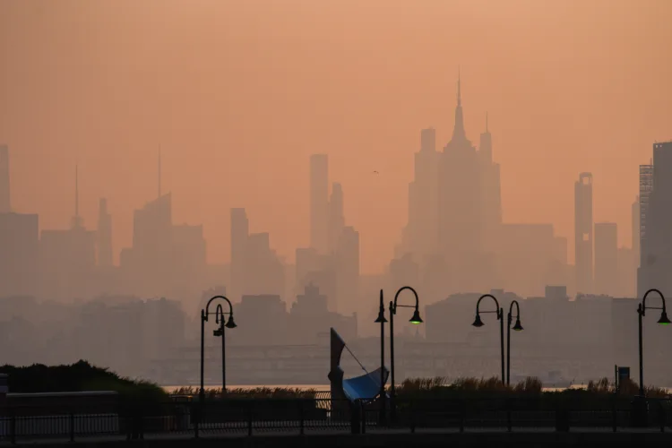 Thunderstorms cleared wildfire smoke from Northeast ahead of World Cup final, meteorologists said